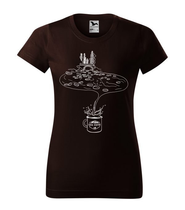 Dámské triko Lexa Coffee - Obrázek 3