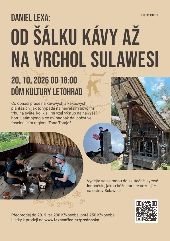 Daniel Lexa: Od šálku kávy až na vrchol Sulawesi